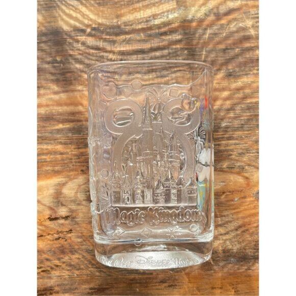 VTG 2000 Walt Disney World Studios Magic Kingdom McDonald’s Glass Cup Clear 5" - Picture 5 of 6